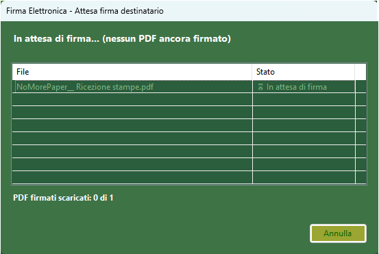 Opzione Firma Elettronica Semplice (FES) su QRelayPDF